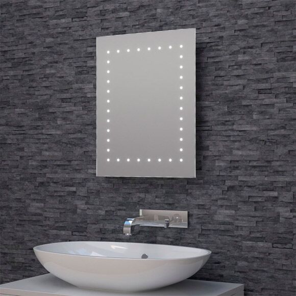 LED switched bathroom mirror IP44